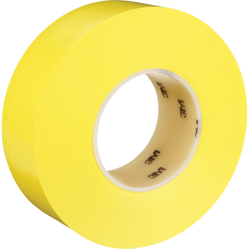 Durable Floor Marking Tape 971, 2" x 108', Vinyl, Yellow Superchem Industries