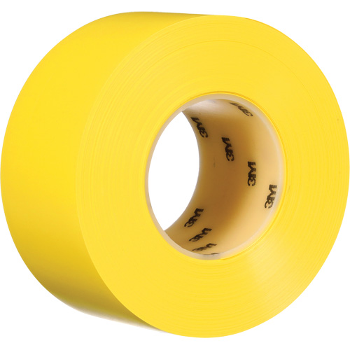 Durable Floor Marking Tape 971, 3" x 108', Vinyl, Yellow Superchem Industries