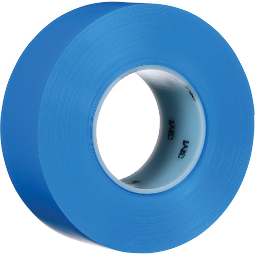 Durable Floor Marking Tape 971, 2" x 108', Vinyl, Blue Superchem Industries