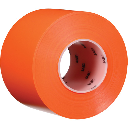 Durable Floor Marking Tape 971, 4" x 108', Vinyl, Orange Superchem Industries