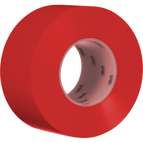 Durable Floor Marking Tape 971, 3" x 108', Vinyl, Red Superchem Industries