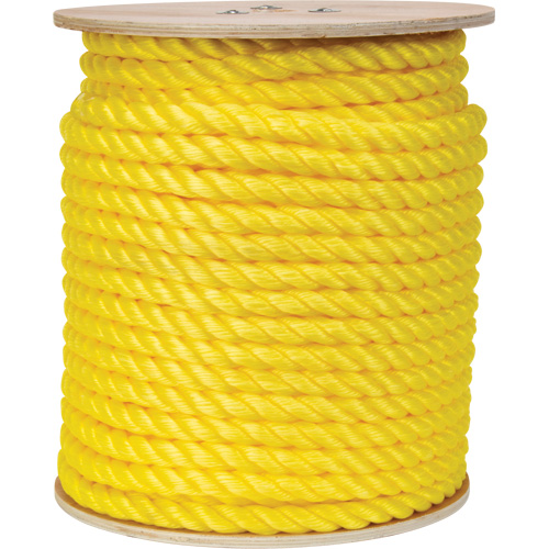 Braided Yellow Rope, Polypropylene, 300' Superchem Industries