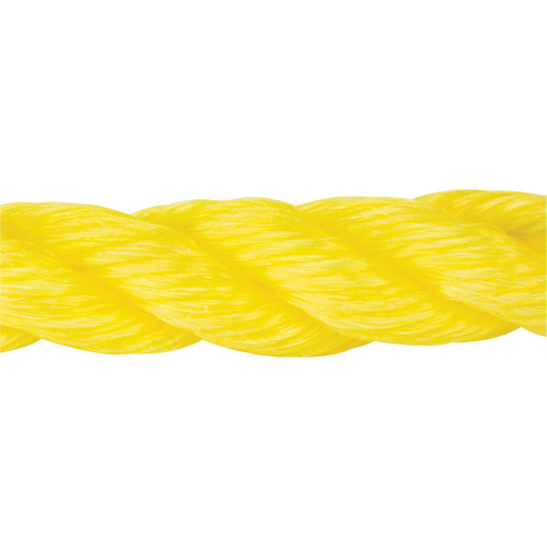 Braided Yellow Rope, Polypropylene, 300' Superchem Industries