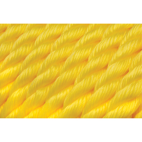 Braided Yellow Rope, Polypropylene, 300' Superchem Industries