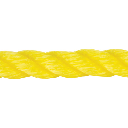 Corde jaune tress&eacute;e, Polypropyl&egrave;ne, 144' Superchem Industries