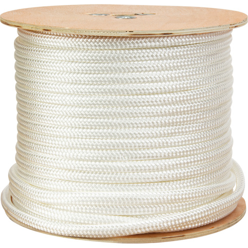 Corde blanche tress&eacute;e, Nylon, 250' Superchem Industries