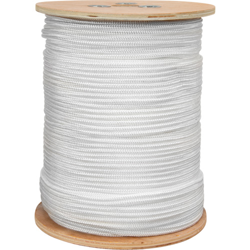 Braided White Rope, Nylon, 250' Superchem Industries
