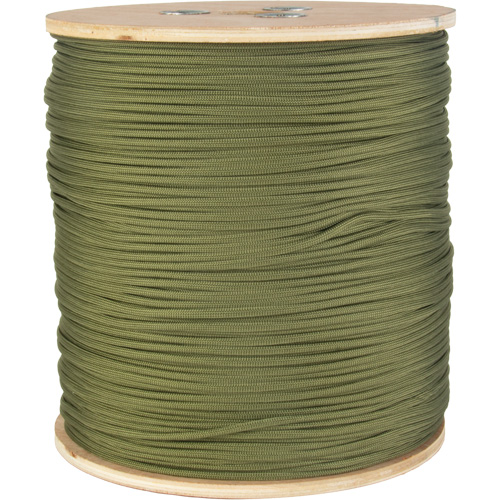 Paracorde verte, Nylon, 1600' Superchem Industries