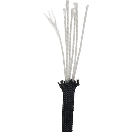 Paracorde noir, Nylon, 1600' Superchem Industries