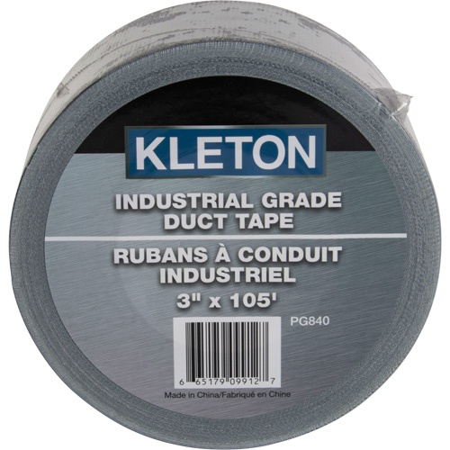 Industrial Grade Duct Tape, 16.5 mils, 76.2 mm (3") x 32 m (105') Superchem Industries