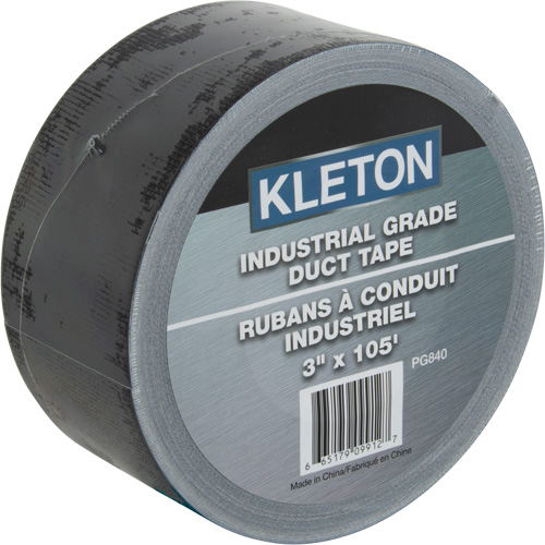 Industrial Grade Duct Tape, 16.5 mils, 76.2 mm (3") x 32 m (105') Superchem Industries
