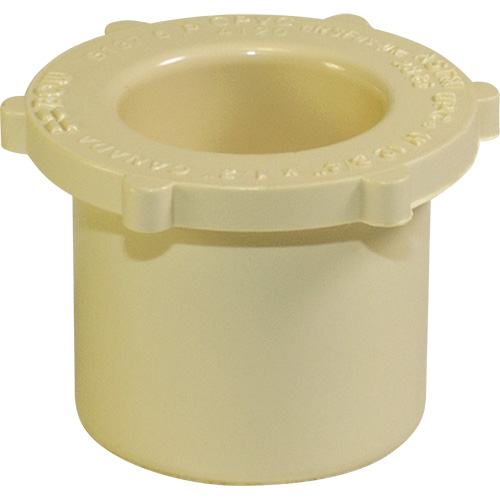 Flowguard Gold&reg; Pipe Bushing, 3/4" x 1/2", Spigot x Hub, CPVC Superchem Industries