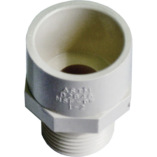 Adaptateur r&eacute;ducteur m&acirc;le, Noeud x MPT, 1/2" x 3/4" dia., PVC-C Superchem Industries