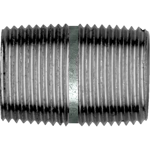 Close Pipe Nipple, Galvanized, 1", NPT x NPT Superchem Industries