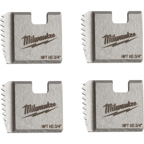 Matrices de tuyauterie portables NPT, Pour tuyau de 3/4", Acier rapide Superchem Industries
