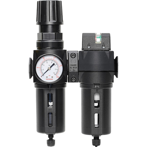 Manual Drain Filter, Regulator & Coalescing Filter with Standard Bowl Modulair 300, 1/4" NPT, 150 PSI, 5.1 fl. oz. Capacity Superchem Industries