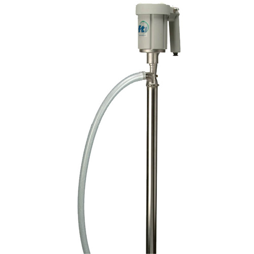 Trousse de pompe pour baril EFS-40 avec moteur S1, Acier inoxydable, 17 gal./min Superchem Industries