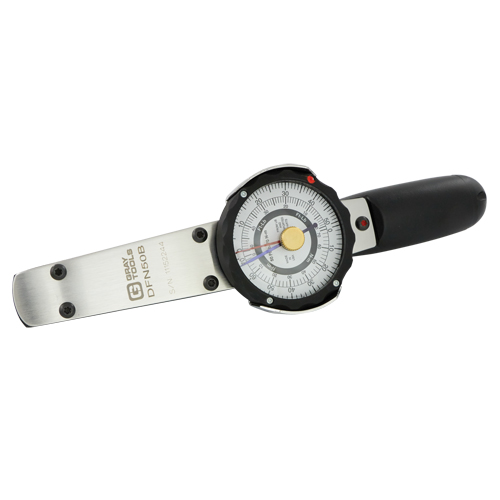Torque Wrench with Memory Needle, Dial, 3/8" Square Drive, 0 - 50 ft-lbs. Superchem Industries