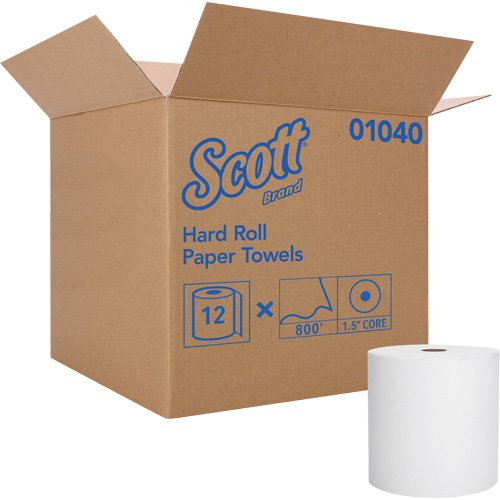 Scott&reg; Essential Hard Roll Towels, 1 Ply, Standard, 800' L Superchem Industries