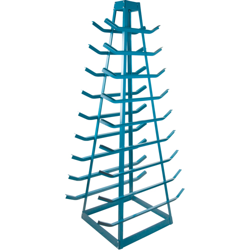 Bar Storage Racks - Horizontal Bar Racks, Horizontal, 9 Levels, 18" W x 40" D x 84" H, 1800 lbs. Cap. Superchem Industries