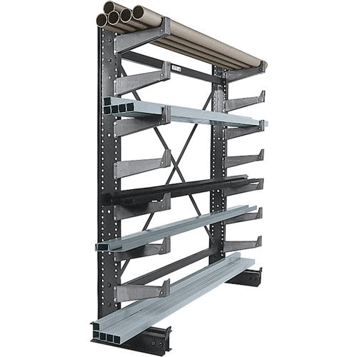 Single-sided Cantilever Brace Set - Starter, Single Sided, 14" Arm, 36" W x 84" H, 1000 lbs. Capacity Superchem Industries