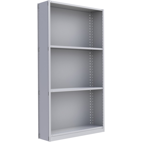 Interlok Shelving Unit, Steel, Boltless, 450 lbs. Capacity, 48" W x 88" H x 24" D Superchem Industries