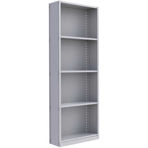 Interlok Shelving Unit, Steel, Boltless, 800 lbs. Capacity, 36" W x 100" H x 24" D Superchem Industries