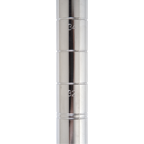 Heavy-Duty Chromate Wire Shelving Post, 54" H Superchem Industries