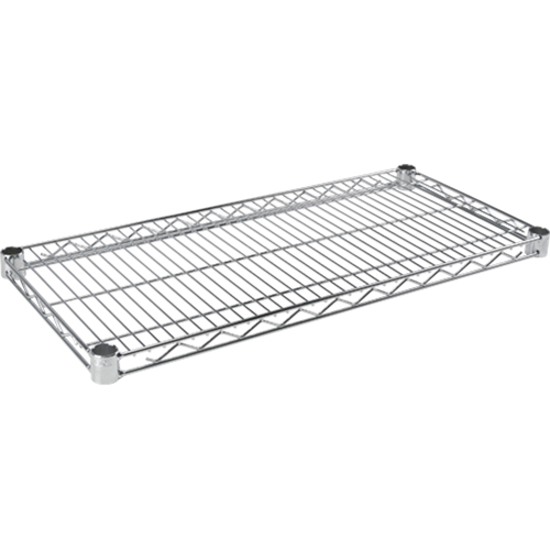 Wire Shelf for Heavy-Duty Chromate Wire Shelving, 30" W x 14" D, 800 lbs. Capacity Superchem Industries