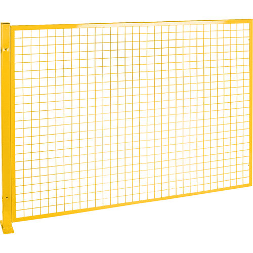 Mesh Style Perimeter Guard, 4' H x 8' W, Yellow Superchem Industries