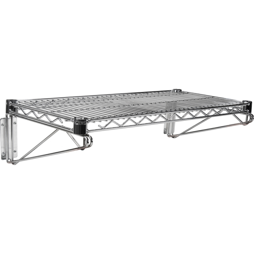 Ensemble d'&eacute;tag&egrave;re murale en treillis, Simple Support, 200 lb Capacit&eacute;, 14" p Superchem Industries