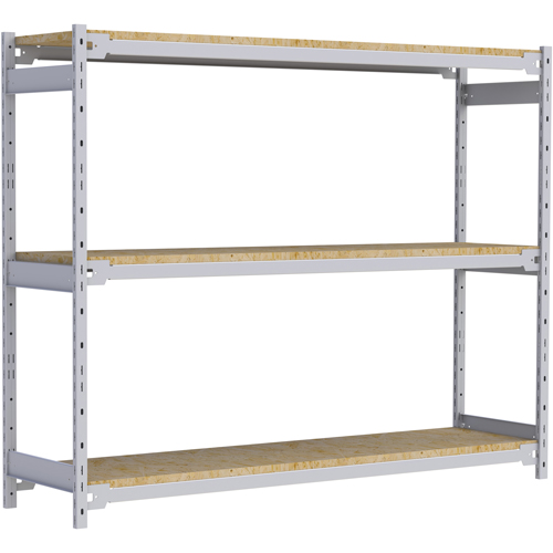 &eacute;tag&egrave;re-classeur de grande largeur, Acier, 3 Tablettes, 72" la x 18" p x 60" h Superchem Industries
