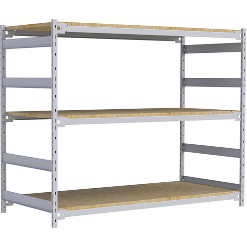 &eacute;tag&egrave;re-classeur de grande largeur, Acier, 3 Tablettes, 72" la x 32" p x 60" h Superchem Industries