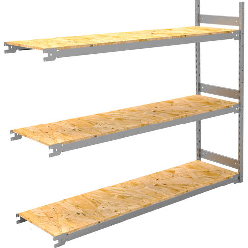 &eacute;tag&egrave;re-classeur de grande largeur, Acier, 3 Tablettes, 72" la x 18" p x 60" h, Ensemble Ajout Superchem Industries