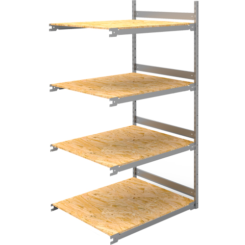 &eacute;tag&egrave;re-classeur de grande largeur, Acier, 4 Tablettes, 42" la x 32" p x 84" h, Ensemble Ajout Superchem Industries