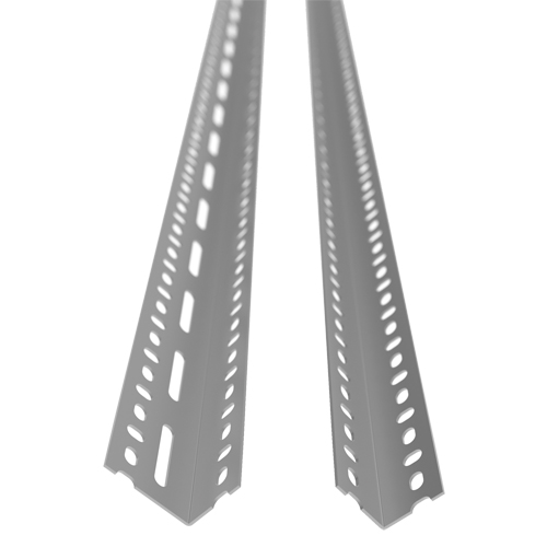 Slotted Angle Post, Galvanized Steel, 72" High Superchem Industries