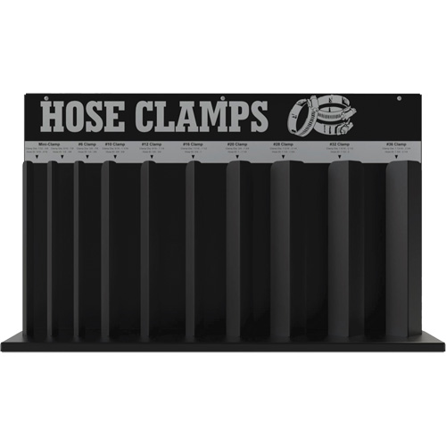 10-Loop Hose Clamp Rack Superchem Industries