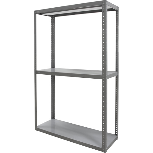 &eacute;tag&egrave;re robuste, Acier, Boulonn&eacute;, Capacit&eacute; 3000 lb, 36" la x 72" h x 18" p Superchem Industries