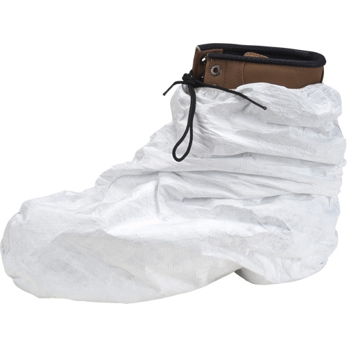 Tyvek&reg; 400 Shoe & Boot Cover, One Size, Polyethylene, White Superchem Industries