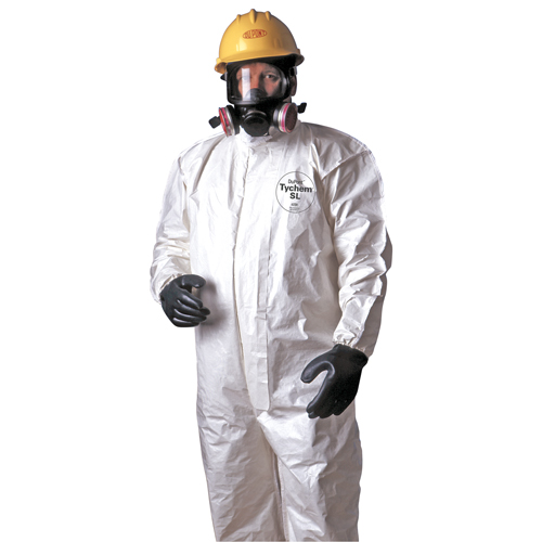 Tychem&reg; 4000 Coveralls, Large, White Superchem Industries