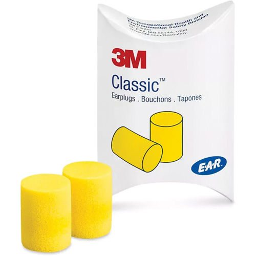 E-A-R Classic Earplugs, Pair - Pillow Pack Superchem Industries