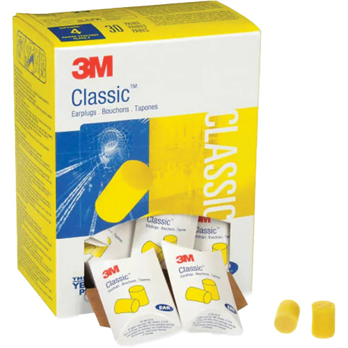 E-A-R Classic Earplugs, Pair - Pillow Pack Superchem Industries