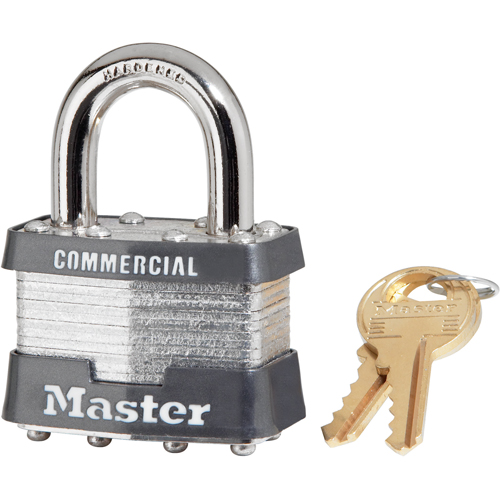 Cadenas commerciaux, Cl&eacute;s diff&eacute;rentes, Acier lamin&eacute;, Largeur de 1-9/16" Superchem Industries