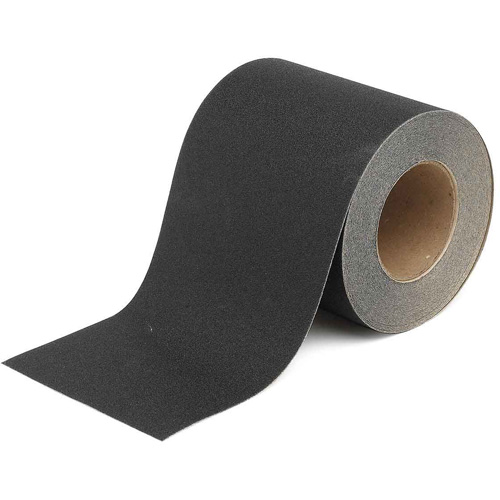 Anti-Slip Floor Tape, 6" x 60', Black Superchem Industries