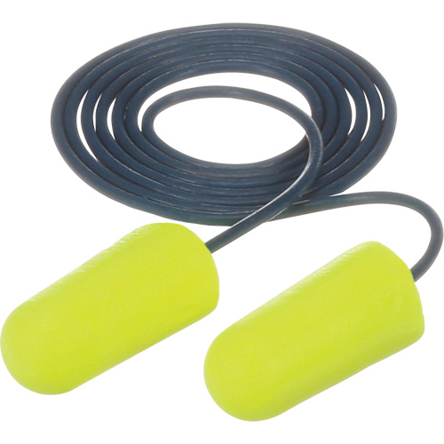 E-A-Rsoft Metal Detectable Earplugs, Corded, Regular, Bulk - Polybag, 32 NRR dB Superchem Industries