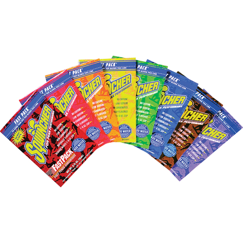 Sqwincher&reg; Rehydration Drink Fast Pack&reg;, Single Serve, Lemonade Superchem Industries