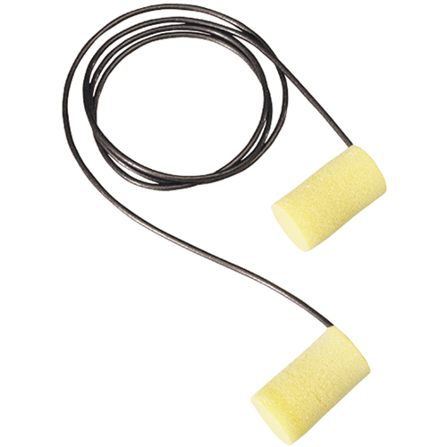 Bouchons d'oreilles m&eacute;talis&eacute; E-A-R Classic Plus de 3M, Avec cordon, Grand, Vrac - Sac en poly, NRR dB 33 Superchem Industries