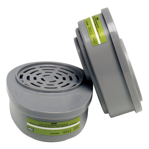 Cartouches pour respirateurs Advantage, Cartouche gaz/vapeur, Gaz multiples/Vapeur organique Superchem Industries