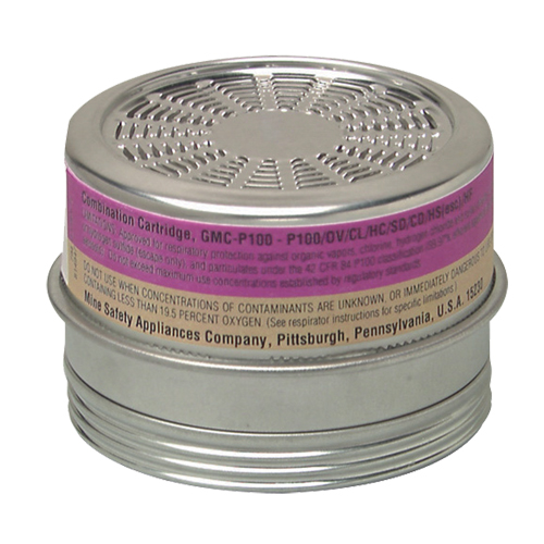 Cartouches pour respirateurs Comfo, Cartouche gaz/vapeur, Vapeurs organiques/Gaz acides Superchem Industries