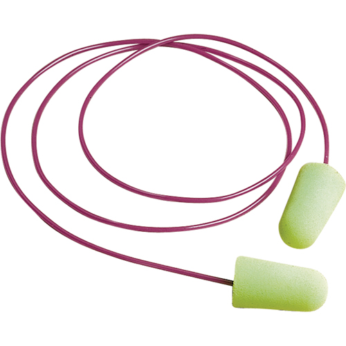 Pura-Fit&reg; Foam Earplugs , Bulk - Box, Corded Superchem Industries